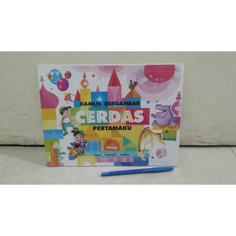 kamus bergambar cerdas 3 bahasa Indonesia Inggris mandarin