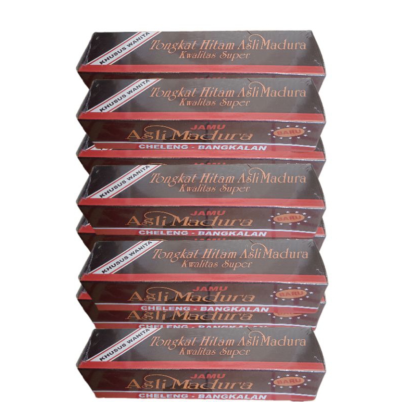 Jamu Tongkat Madura Asli Warna Hitam Free Bubble Wrap