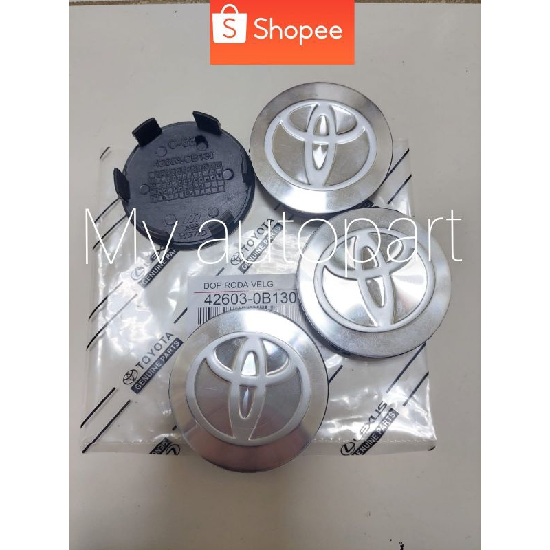 Tutup dop roda velg 1set (4pcs) Toyota Kijang SSX SX LSX Original