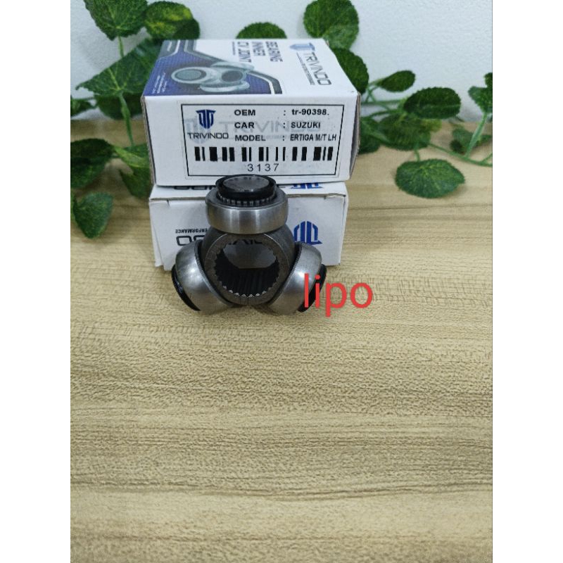 inner CV joint tripod bearing gigi kepala as roda kohel dalam kiri Ertiga MT Manual transmisi