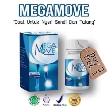 Mega Move Asli - MegaMove Original Nyeri Sendi & Tulang Lutut Ampuh BPOM