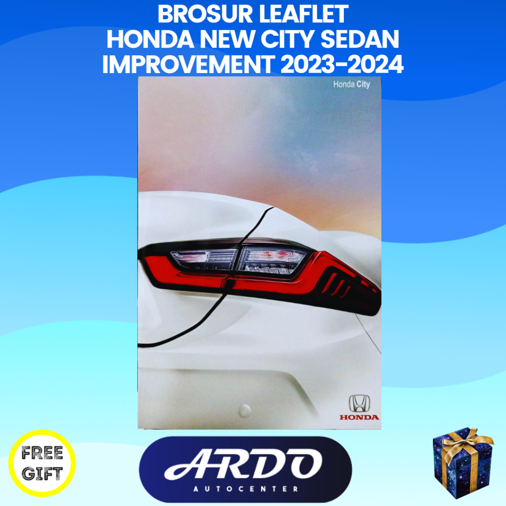 Brosur katalog mobil Honda New City Sedan Improvement 2023-2024 leaflet