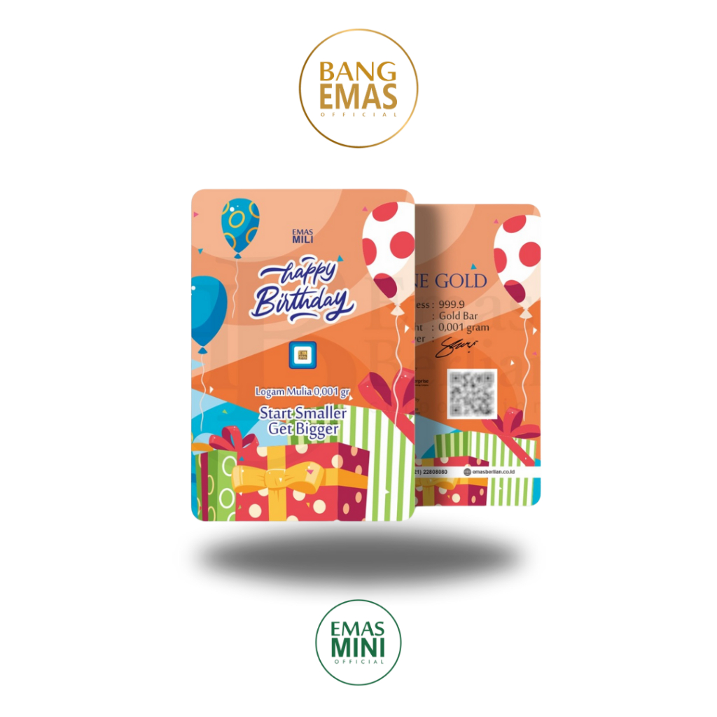 Emas Mili (Birthday Gift) 0,001 Gram