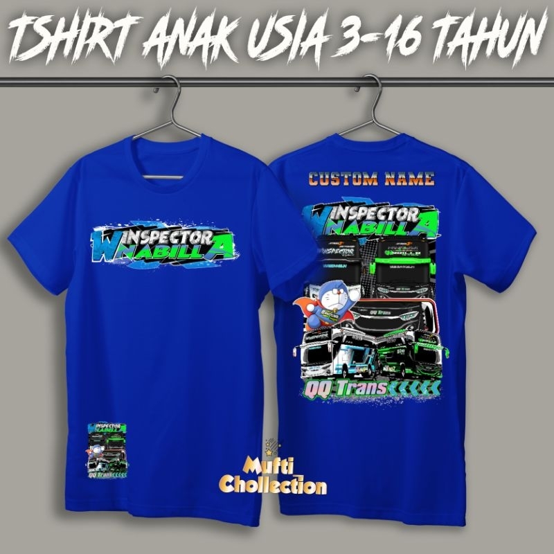 # Baju Anak Laki-laki Perempuan Bus Mania WP NB Terbaru| Kaos Santai Bis Telolet Keren Custom Nama| 