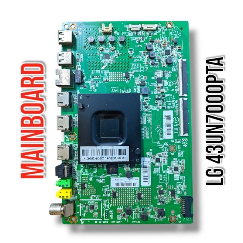 MB - MAINBOARD - MESIN TV LG 43UN7000PTA - 43UN7000PTA