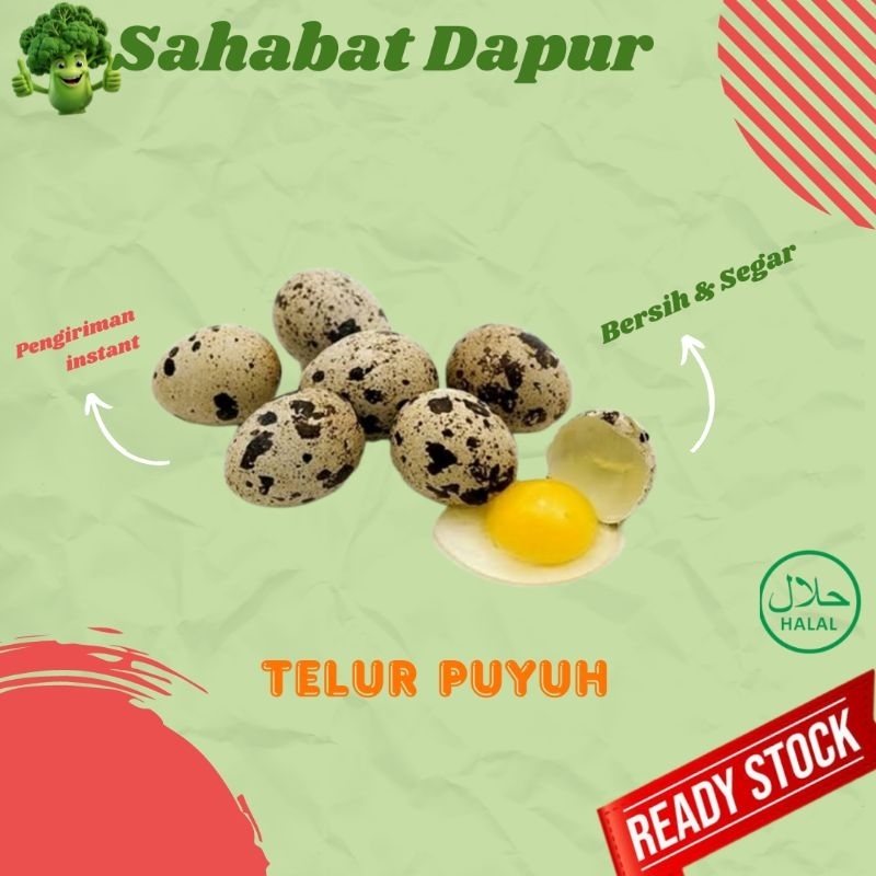 

Telur puyuh per pack - Sahabat Dapur Delivery