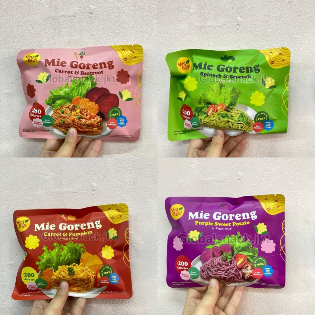 

VEGBY MIE GORENG SEHAT VEGAN BABY CARROT AND BEETROO