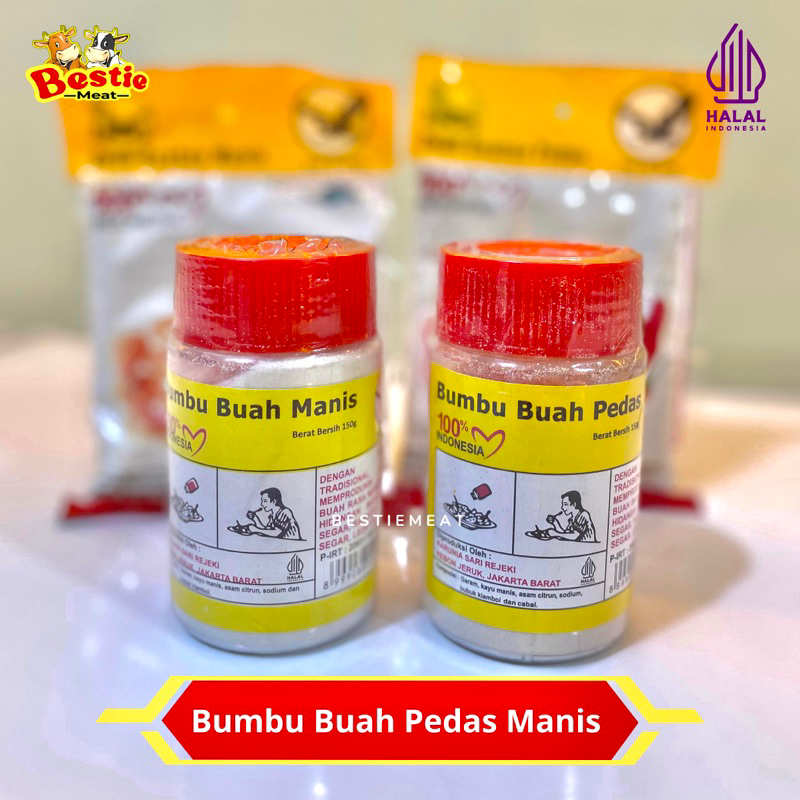 

Bumbu Buah - Garam Buah Pedas & Manis