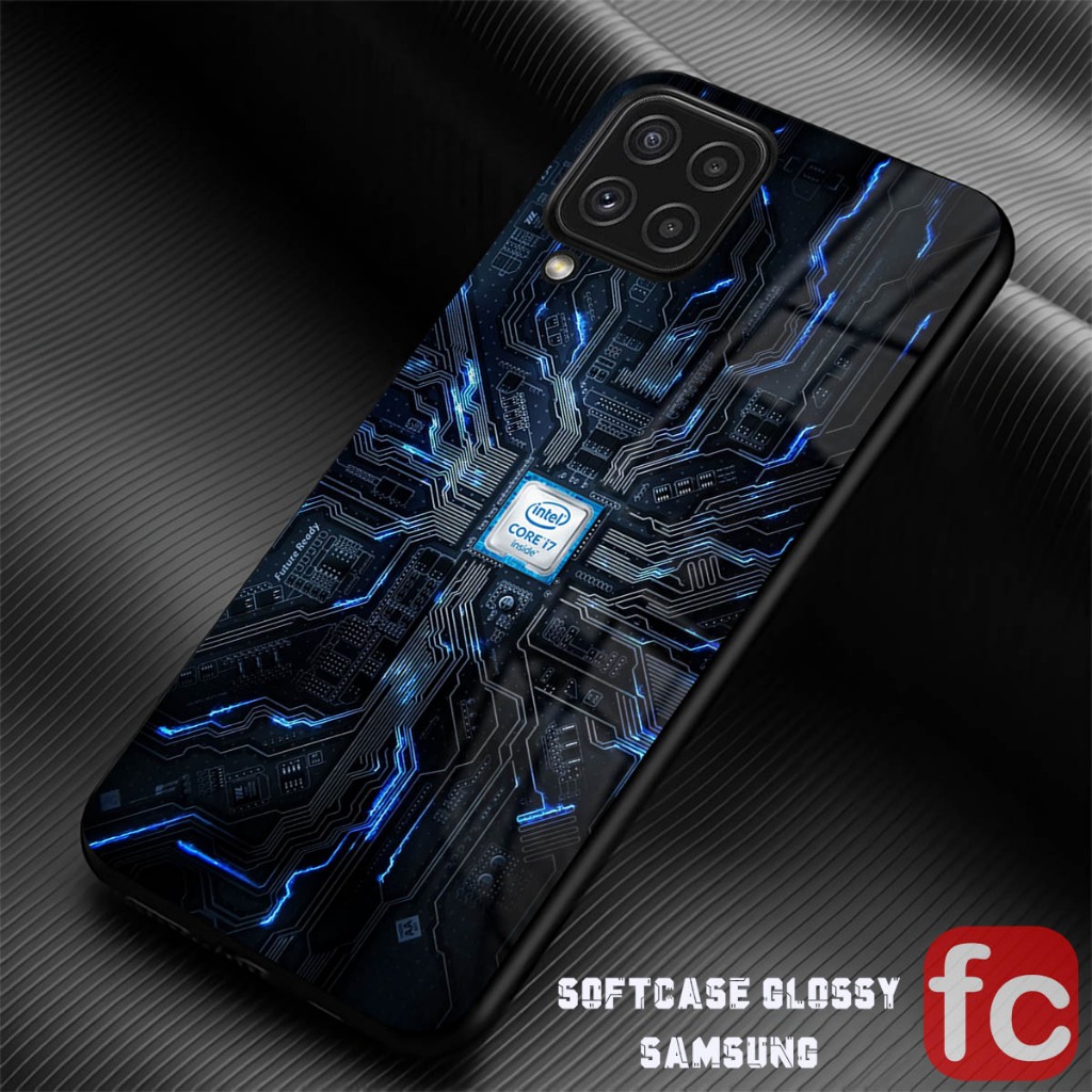 [FR92] Softcase Kaca Samsung M33 M53 A12 M12 A22 M22 M32 4G Case Silikon Mika Silicon Cover Kilau Ka