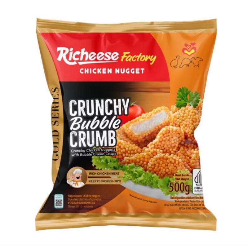 

Richeese Factory Crunchy Chicken Nugget 500gr