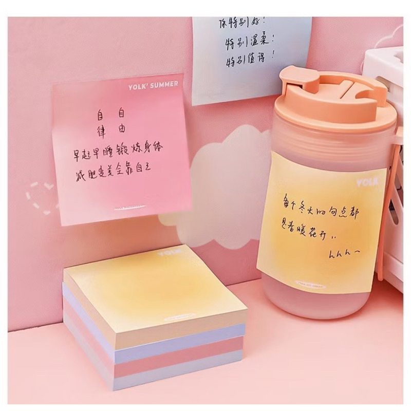 

Sticky Notes Gradasi Lucu Polos 50 Lembar Memo Tempel Gradasi Warna-Warni 50Lembar Tempelan Kertas Catatan Memo Bookmark Notepad Alat Tulis Kantor Sekolah