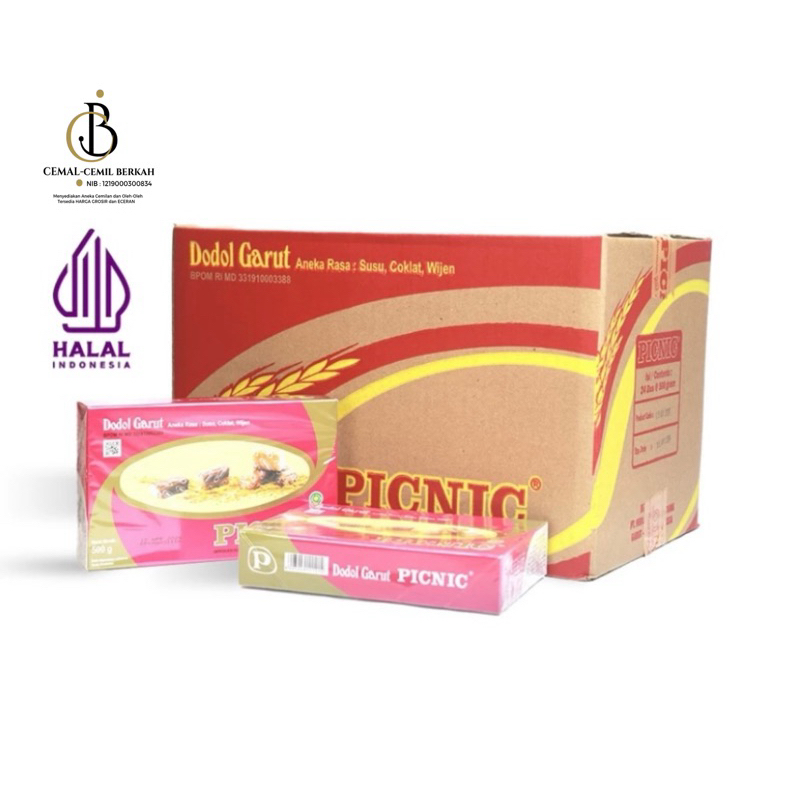 

GROSIR DODOL PICNIC CLASSIC 500gram 1 KARTON