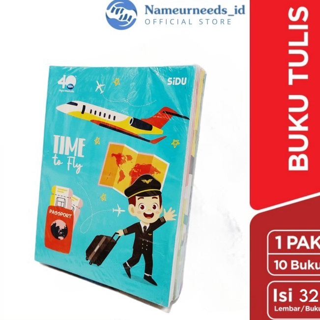 

Terkini Buku Tulis SiDU 32 Lembar 1 Pack isi 1 Buku J81