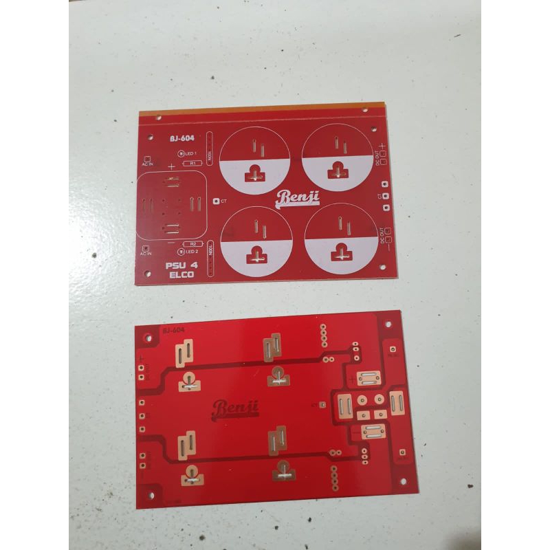 PCB PSU PCB POWER SUPPLY 4 ELCO BENJI BJ 604 (SERUT) 12,9X8