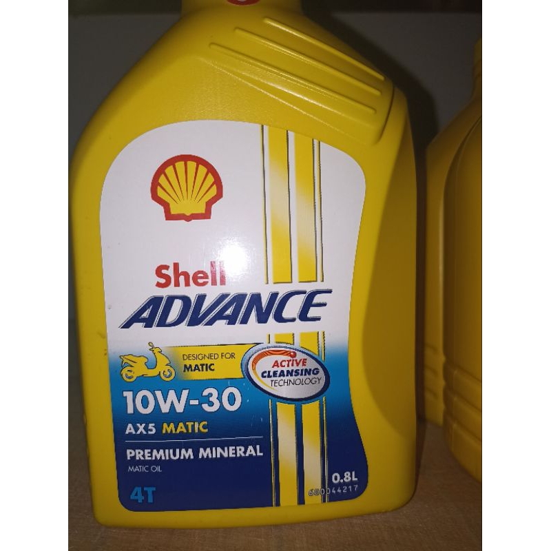 oli shell advance 10w-30 (dijamin original)