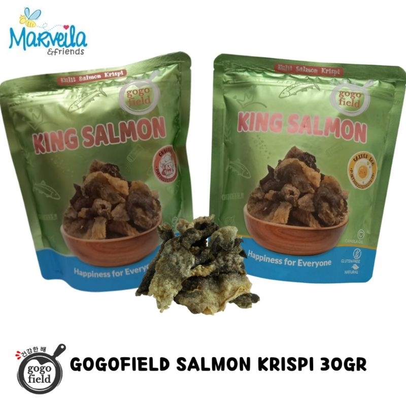 

Gogofield King Salmon Crispy Salmon Skin Kulit Ikan Salmon Krispi 30r