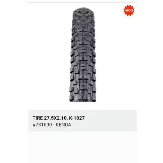 ban luar sepeda mtb 27.5x2.10 kenda