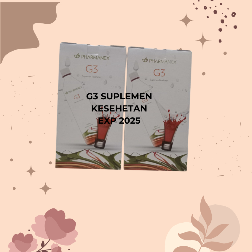 

PERAWATAN TUBUH/MINUMAN KESEHATAN/G3 Original 1 Botol/G3 Kesehatan EXP 02/2025