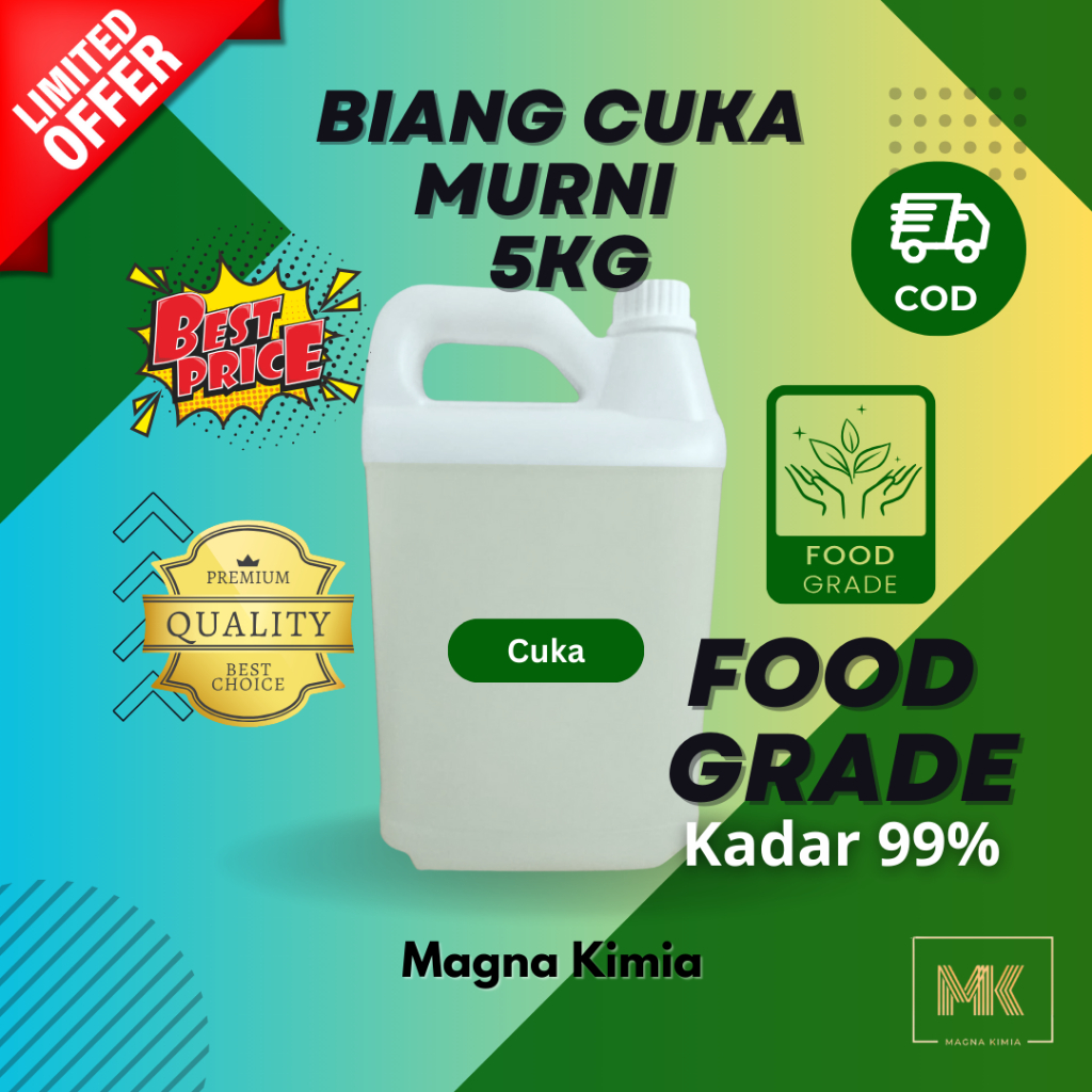 

biang cuka murni 100% 5kg food grade / cuka murni