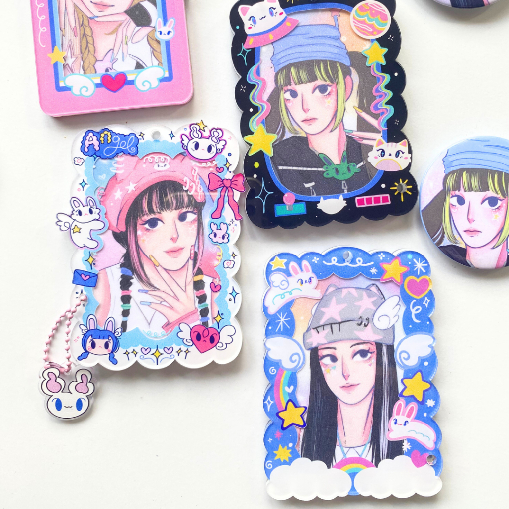 Double Side Acrylic Photocard holder -  Photocard holder 2 sisi | by Nooviay Studio