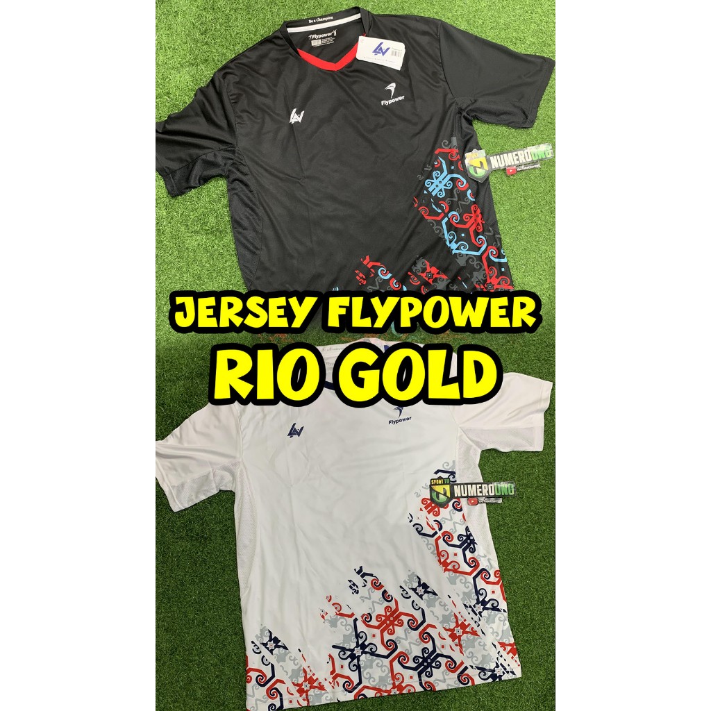 Jersey Badminton Flypower Rio Gold C2 Zest