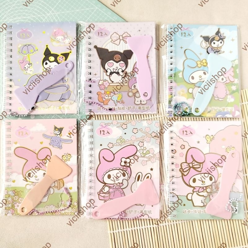 

Stiker Buku Dengan Gantungan/Sticker Book/Stiker Buku Tempel Lucu