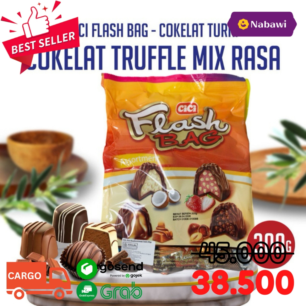 

Cici Flash Bag Assortment 300gr Chocolate Turkiye With Cream Oleh Oleh Haji dan Umroh