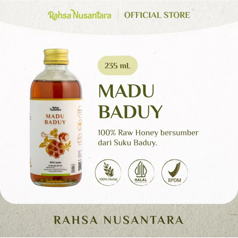 

Rahsa Nusantara Madu Baduy Coklat 235ml