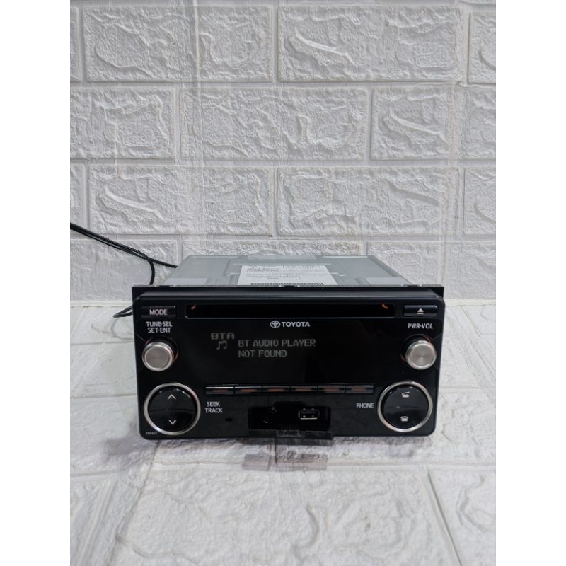 head unit original toyota AVANZA sudah BLUETOOTH