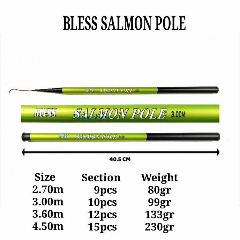 JORAN TEGEK BLESS SALMON POLE