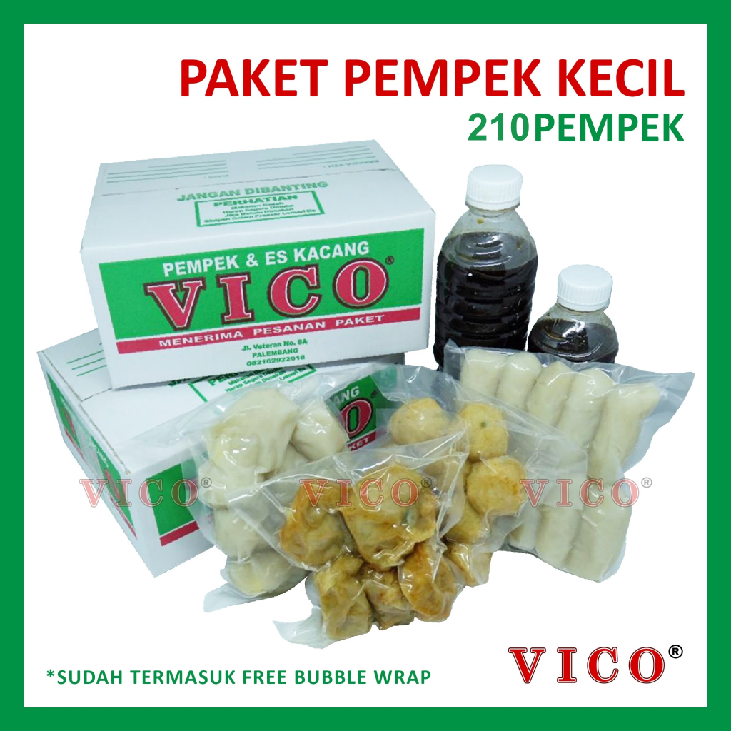 Paket 210 Pempek Kecil - Pempek Vico