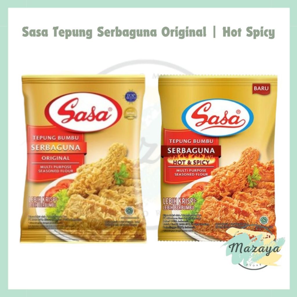 

SASA TEPUNG BUMBU SERBAGUNA ORIGINAL | HOT & SPICY 225 GR - MAZAYA HOMESTORE