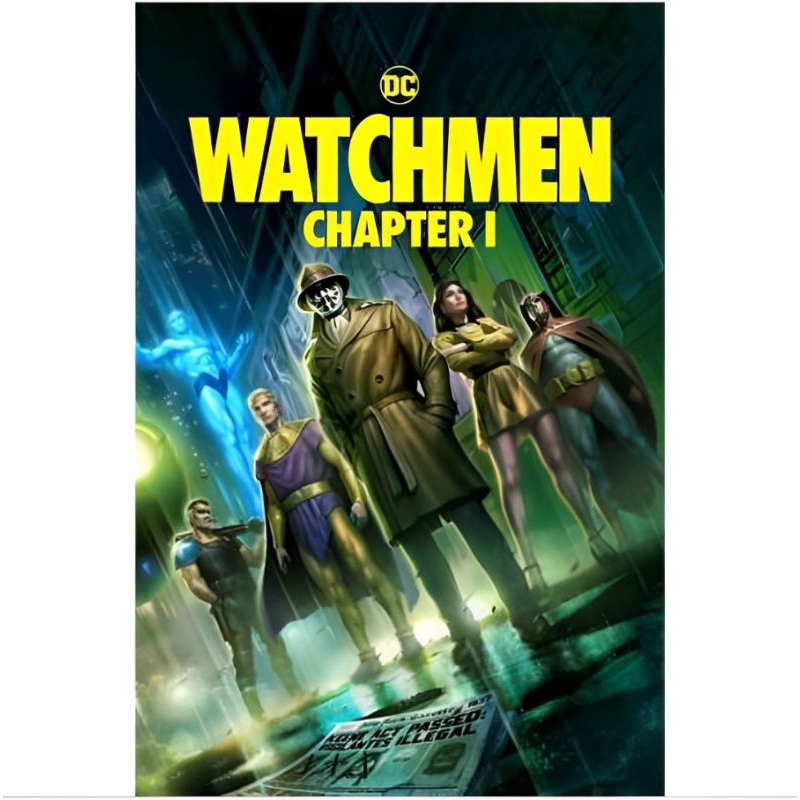 DVD Watchmen Chapter 1 (2024) - DVD Watchmen DC Chapter 1 - DVD Animasi Terbaru