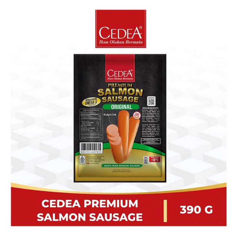 

Cedea Peremium Salmon Sausage 390g