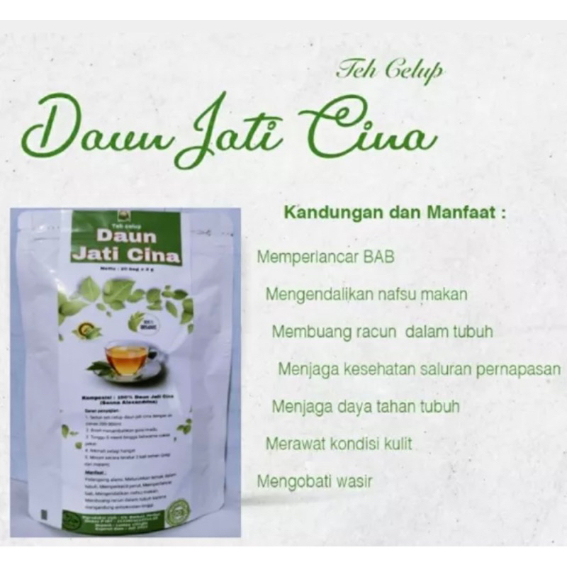 

TEH CELUP DAUN JATI CINA