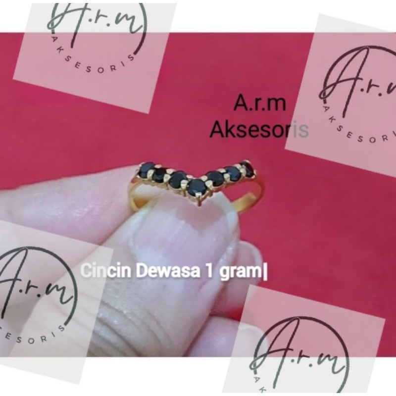 Cincin Dewasa Emas Muda 1 gram