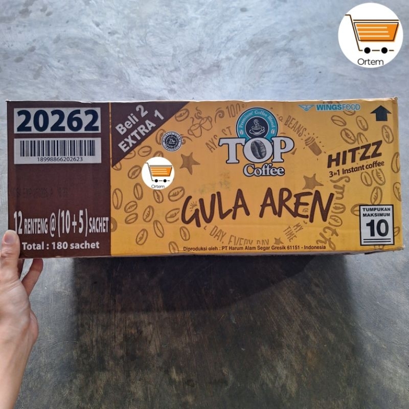 

TOP GULA AREN 1 DUS | 12 RENTENG | 1/4 DUS | 3 RENTENG | 180 PCS | HITZZ