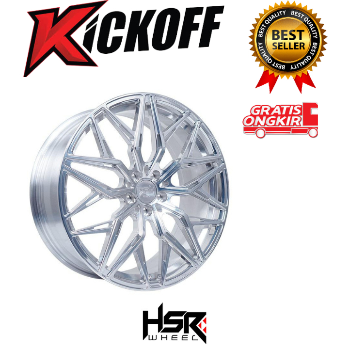 VELG MOBIL PCD 5X108 FORGED RING 20 BERKUALITAS UNTUK MOBIL JAGUAR , FORD , VOLVO MERK HSR