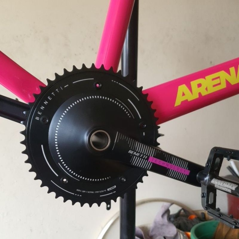 Crank Aero Benetti 48T BCD 144 HT2 Fixie Track singlespeed