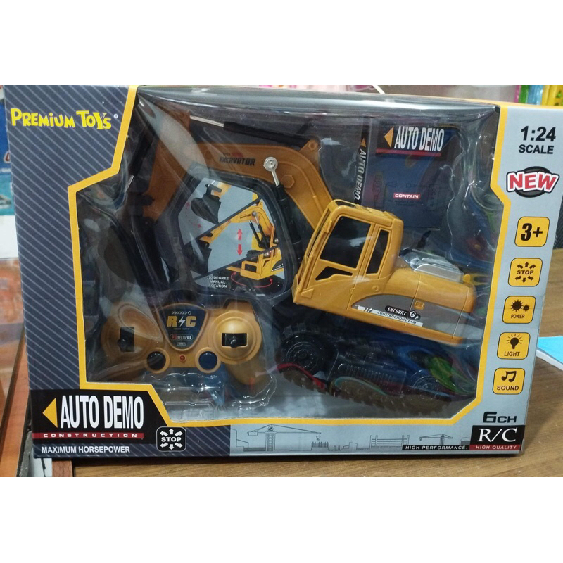 Mainan RC Excavator Truk Mobil Konstruksi Shovel RC