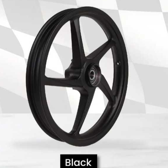 velg rossi palang 5 vario125/150 Hitam/Putih 160/185x14