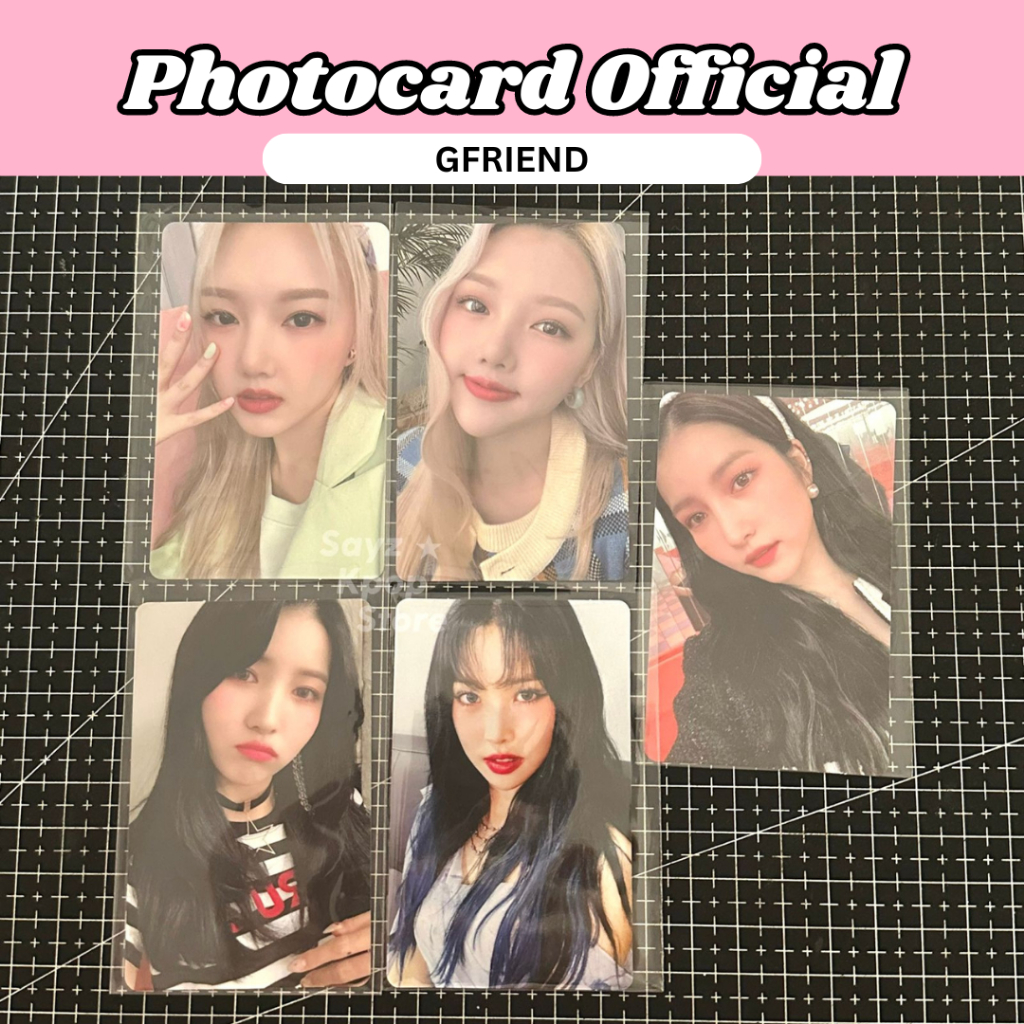 [ READY ] Photocard Official Gfriend - Yerin Yuju sowon Eunha Umji SinB - pc official gfriend pob