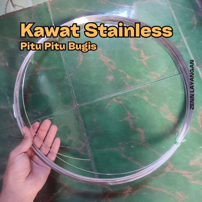 Kawat Stainless Untuk Pitu Pitu Bugis Ukuran 1.2mm dan 1.5mm