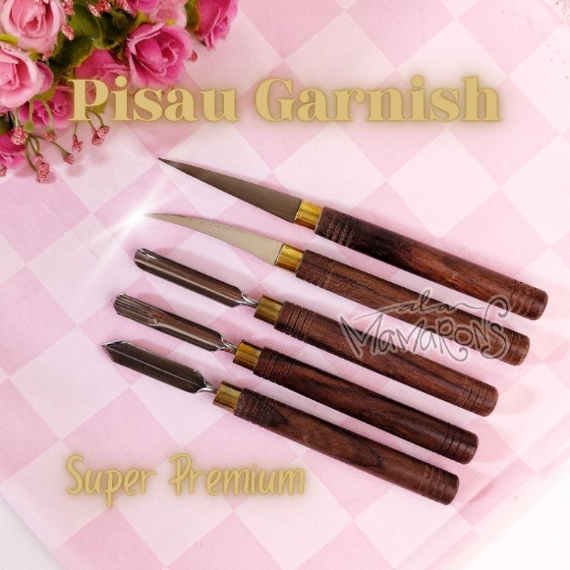 Pisau Garnish Super Premium Tajam Kuat Untuk Ukir Buah Dan Garnish Tumpeng