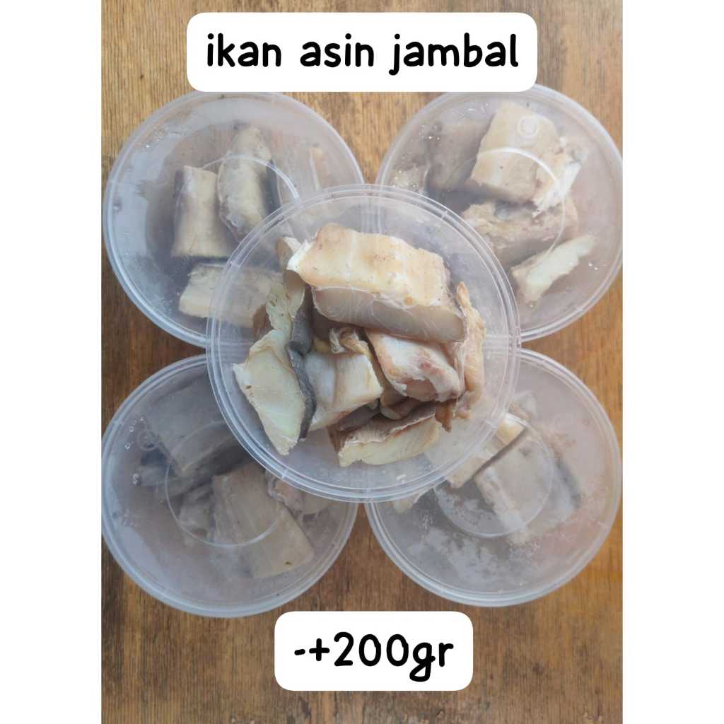 

Ikan Asin Jambal -+ 200 GR