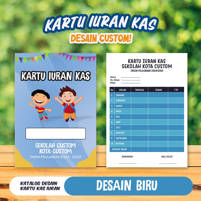 CETAK KARTU KAS KARTU SPP KARTU IURAN KARTU PEMBAYARAN