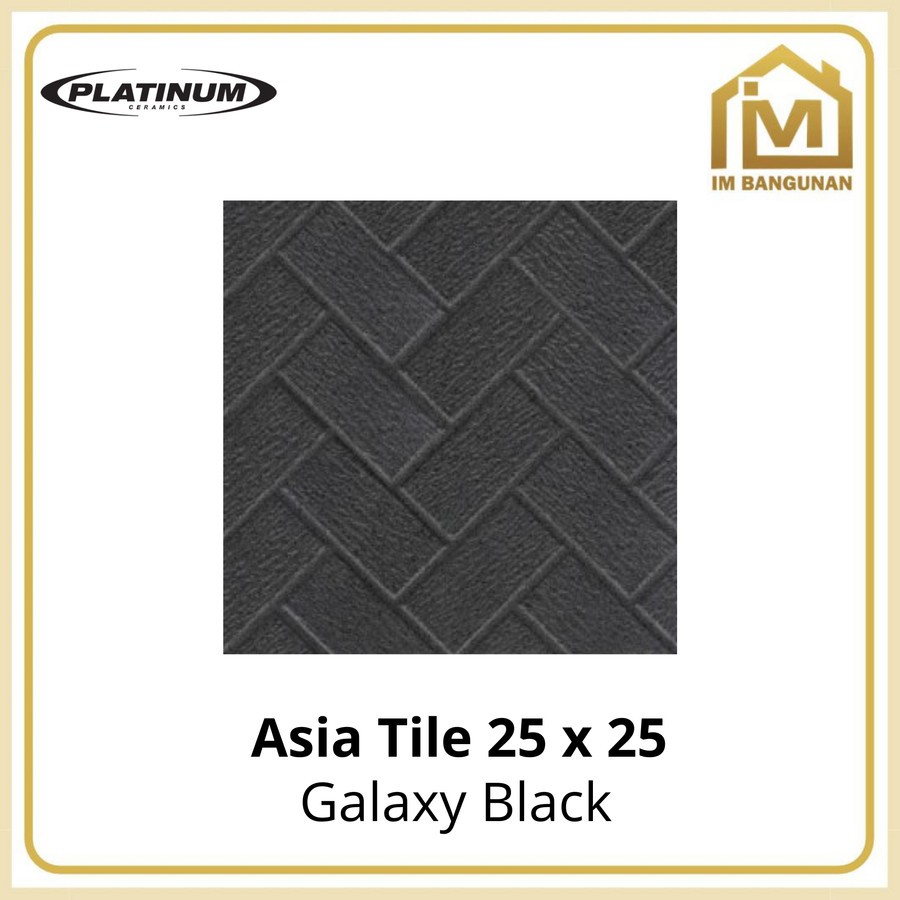 Keramik Lantai 25x25 Asia Tile Galaxy Black / Brown KW 1
