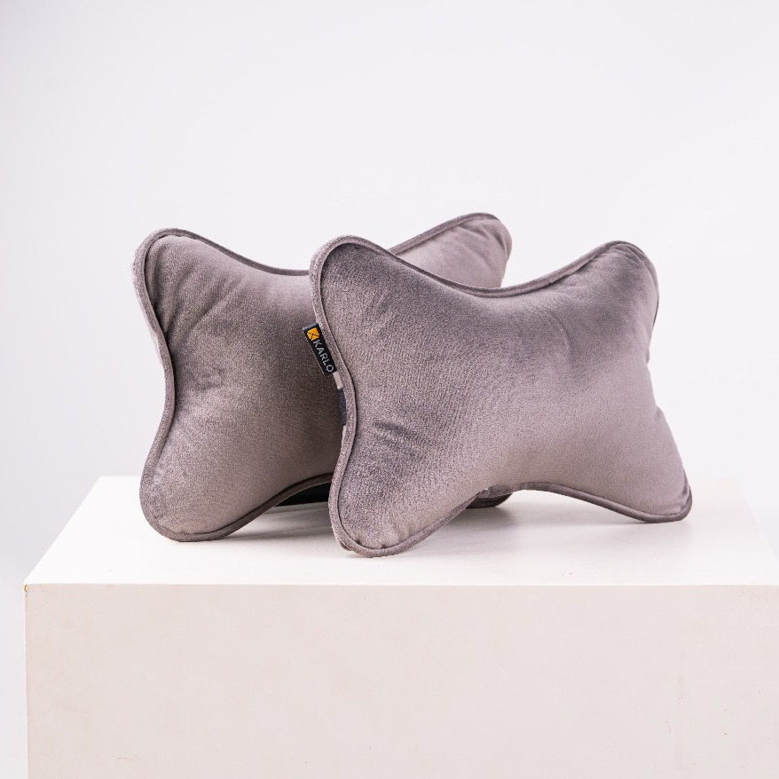 Bantal Mobil Karlo Hennessy Grey