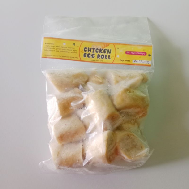 

Chicken Eggroll Egg Roll Potong Frozen Food Premium Amanta Segar 300gr