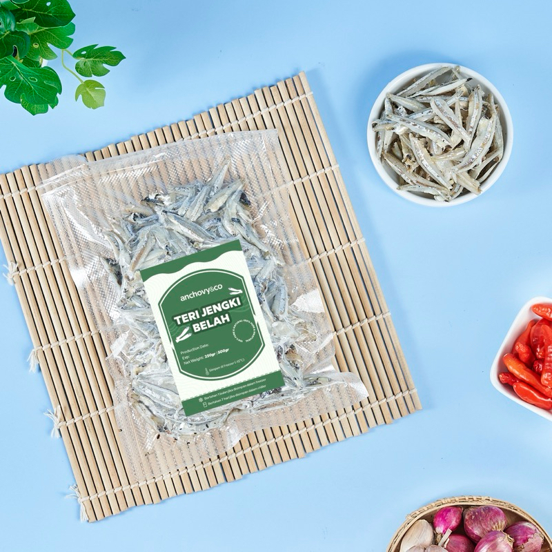 

RB Ikan Asin Teri Jengki Belah 250gr Anchovyandco